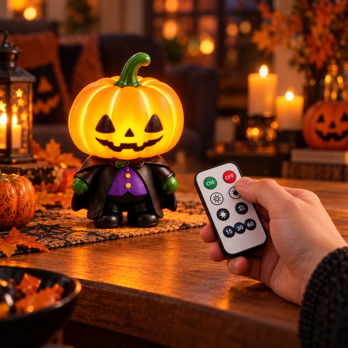 Halloween Pumpkin Lamp