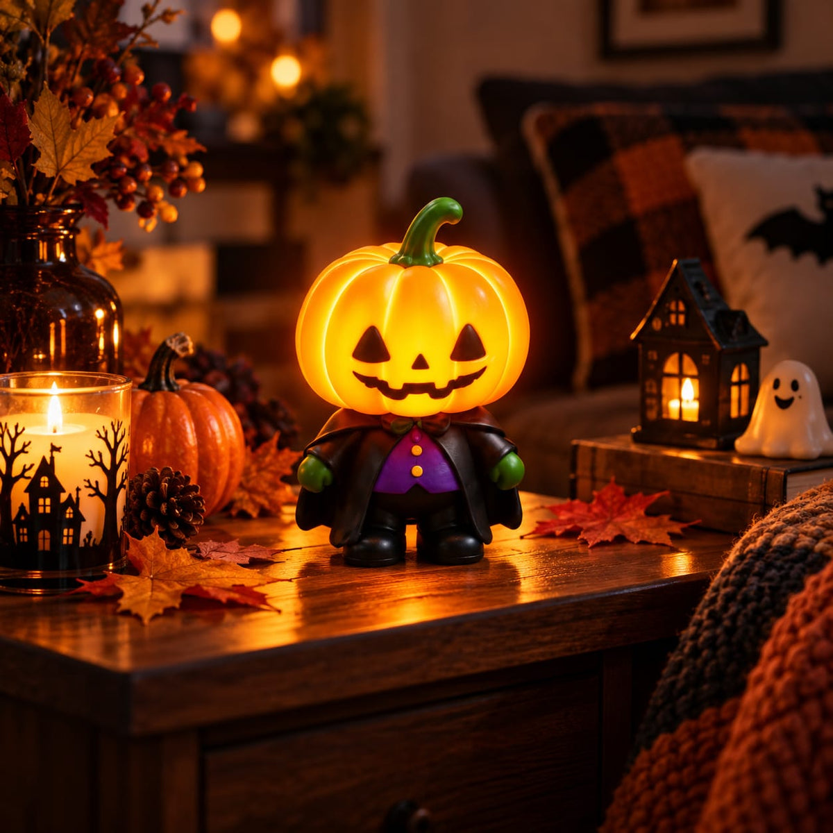 Halloween Pumpkin Lamp
